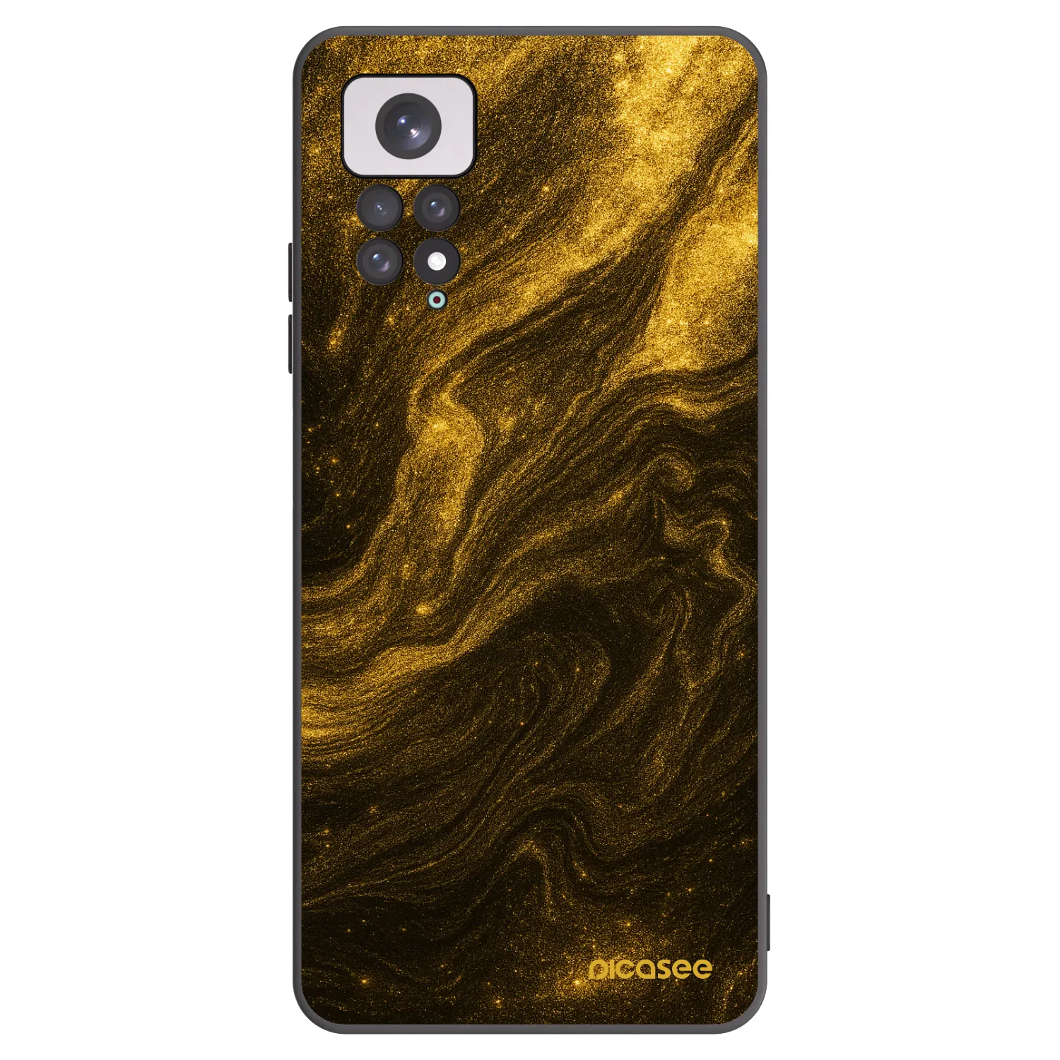 Picasee Μαύρη θήκη σιλικόνης για Xiaomi Redmi Note 11 - Black