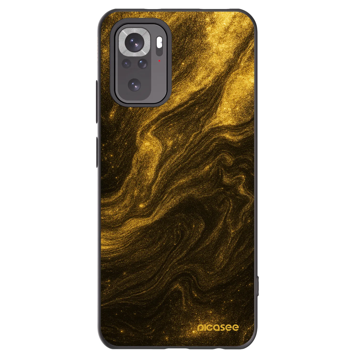 Picasee Μαύρη θήκη σιλικόνης για Xiaomi Redmi Note 11S 4G - Black