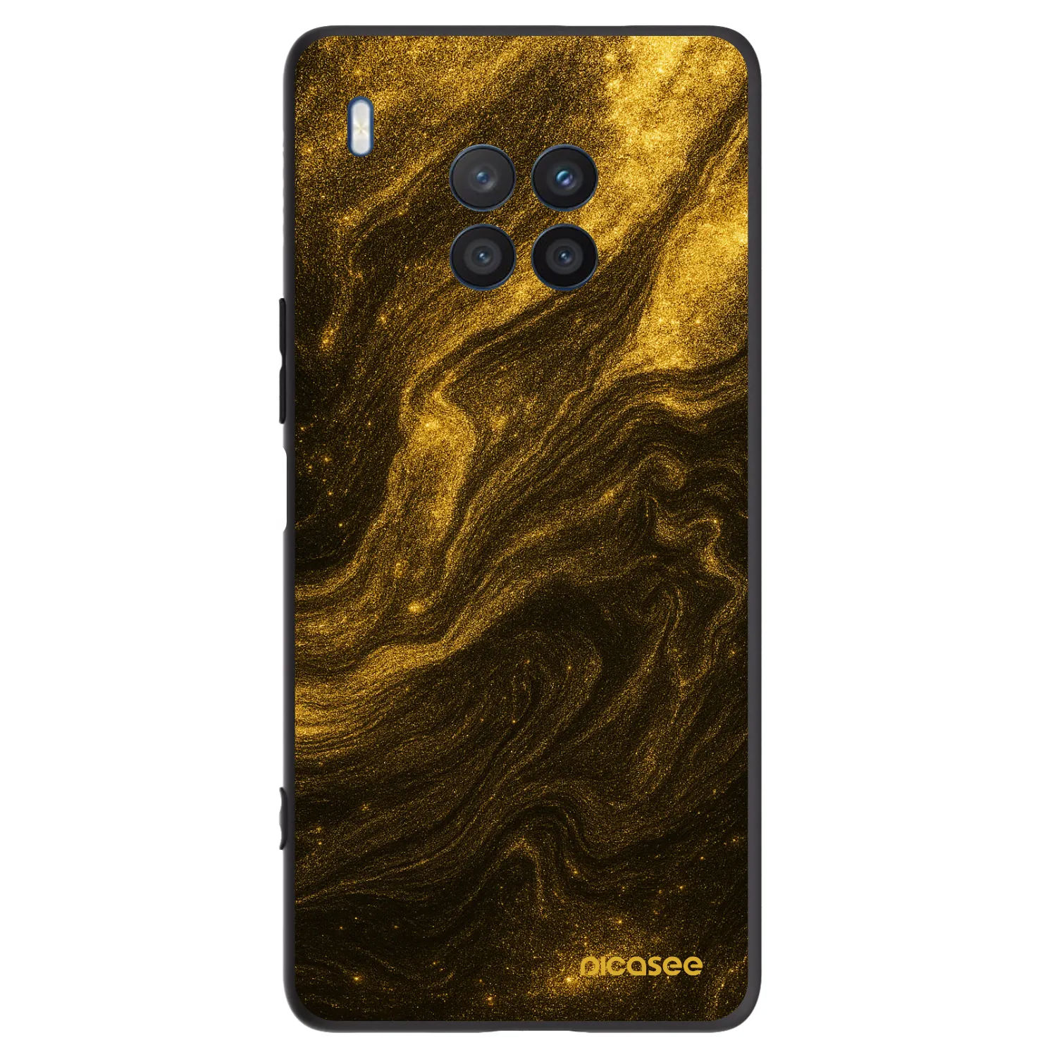 Picasee Μαύρη θήκη σιλικόνης για Honor 50 Lite - Black