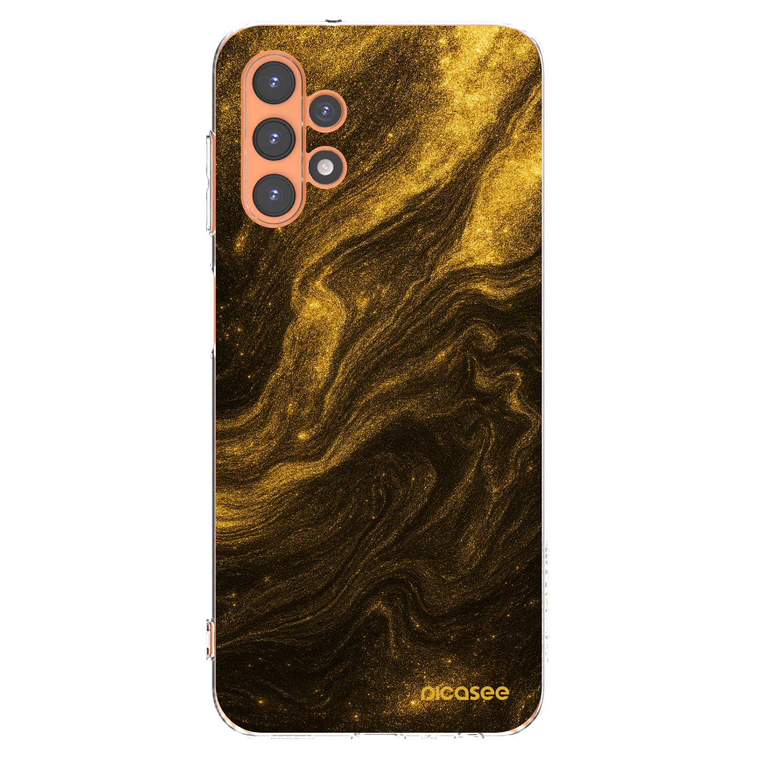 Picasee διαφανής θήκη σιλικόνης Samsung Galaxy A13 4G A135 - Black