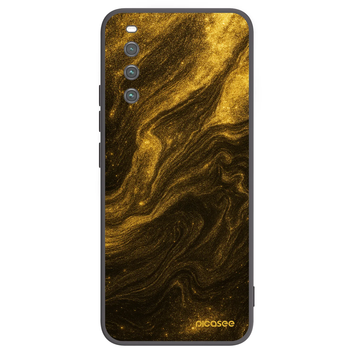 Picasee Μαύρη θήκη σιλικόνης για Sony Xperia 10 IV 5G - Black