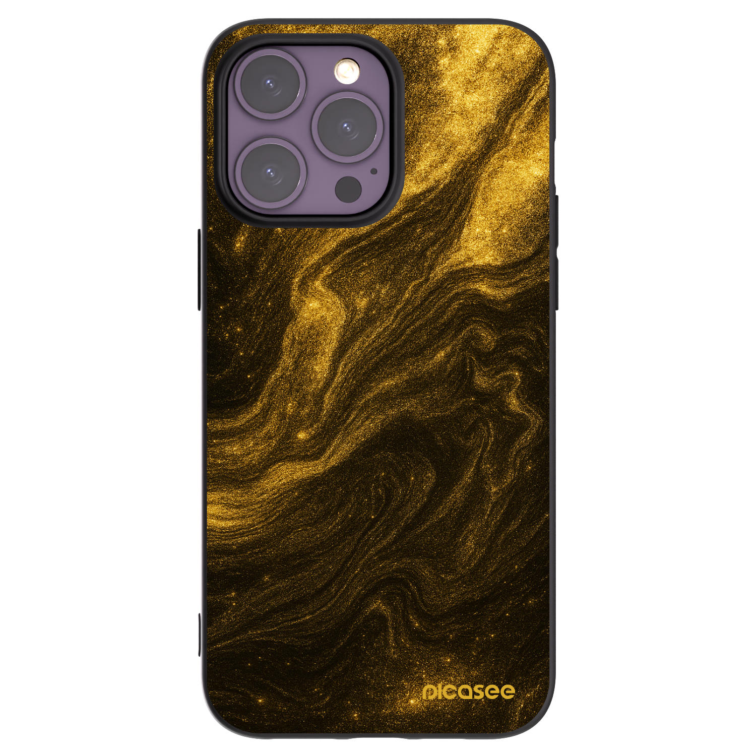 Picasee Μαύρη θήκη σιλικόνης για Apple iPhone 14 Pro Max - Black
