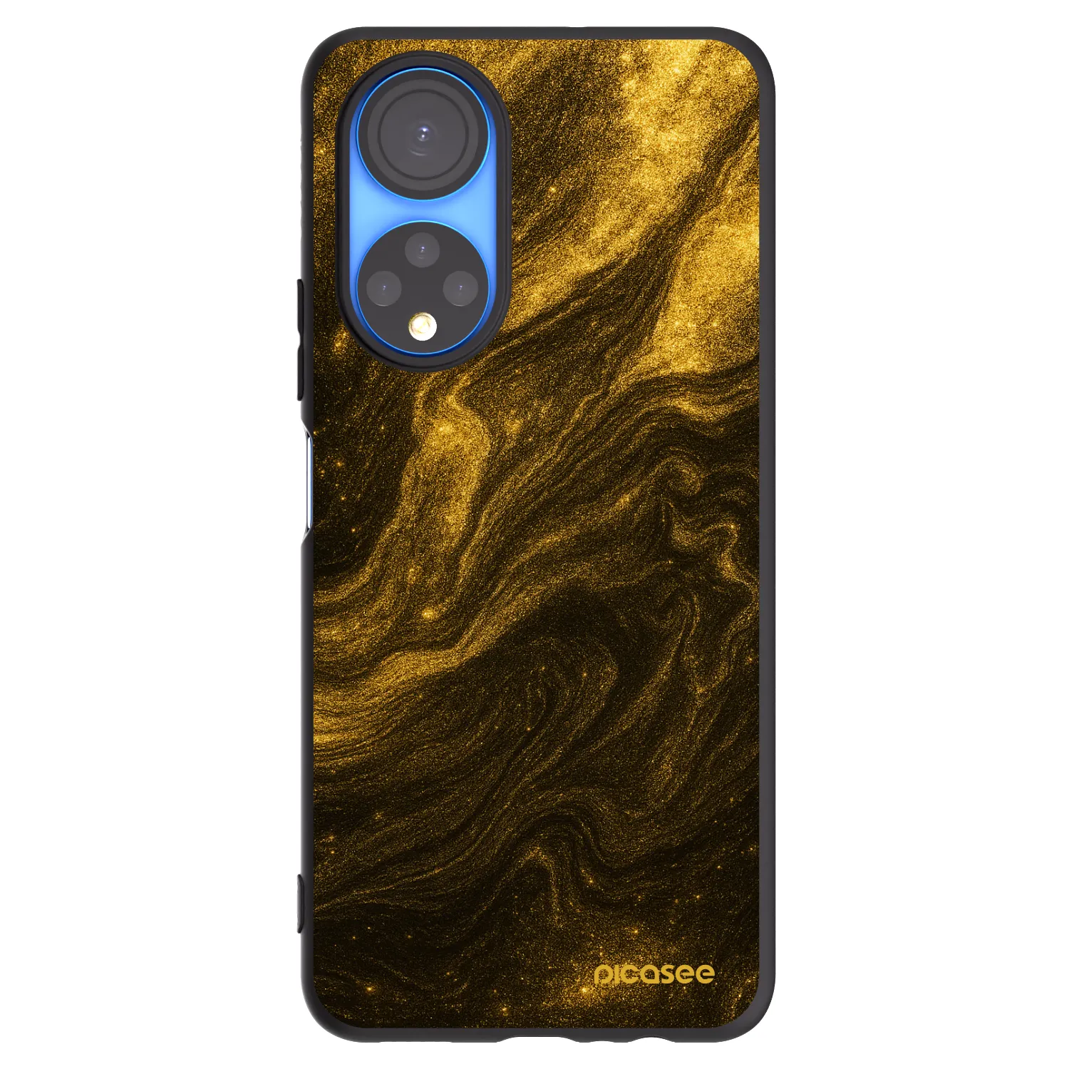 Picasee Μαύρη θήκη σιλικόνης για Honor X7 - Black