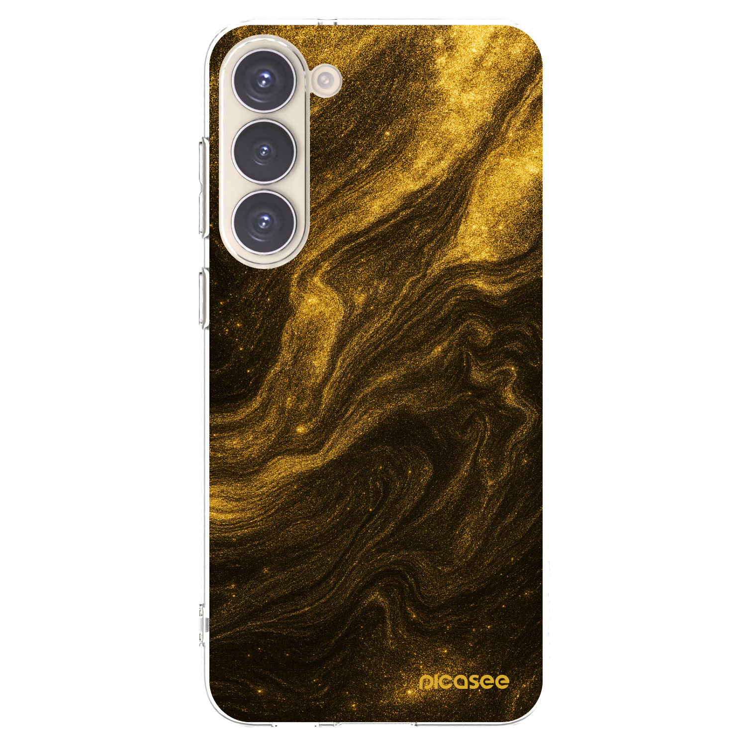 Picasee διαφανής θήκη σιλικόνης Samsung Galaxy S23+ 5G - Black