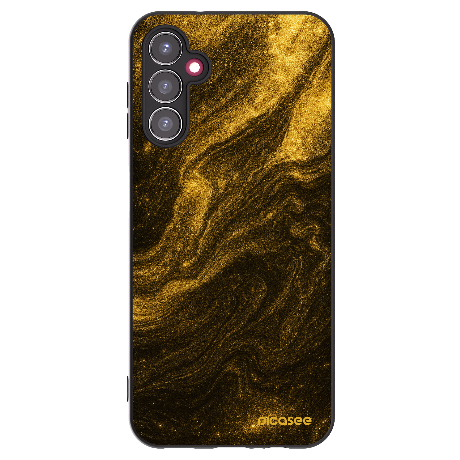 Picasee Μαύρη θήκη σιλικόνης για Samsung Galaxy A14 4G A145R - Black