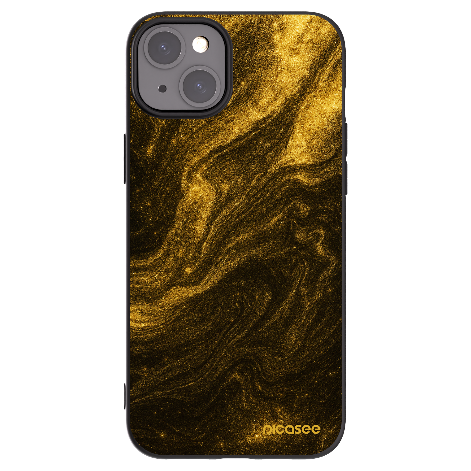 Picasee Μαύρη θήκη σιλικόνης για Apple iPhone 15 Plus - Black