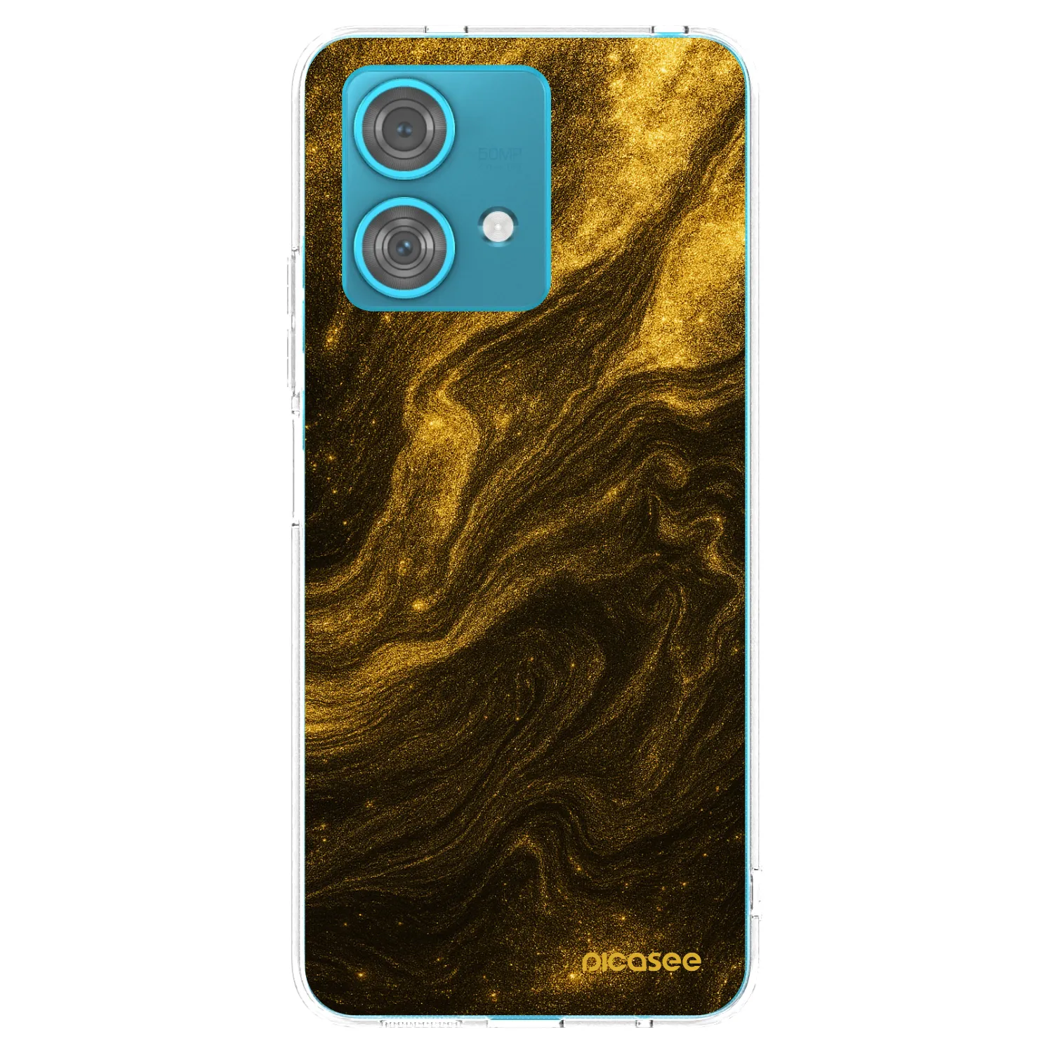 Picasee διαφανής θήκη σιλικόνης Motorola Edge 40 Neo - Black