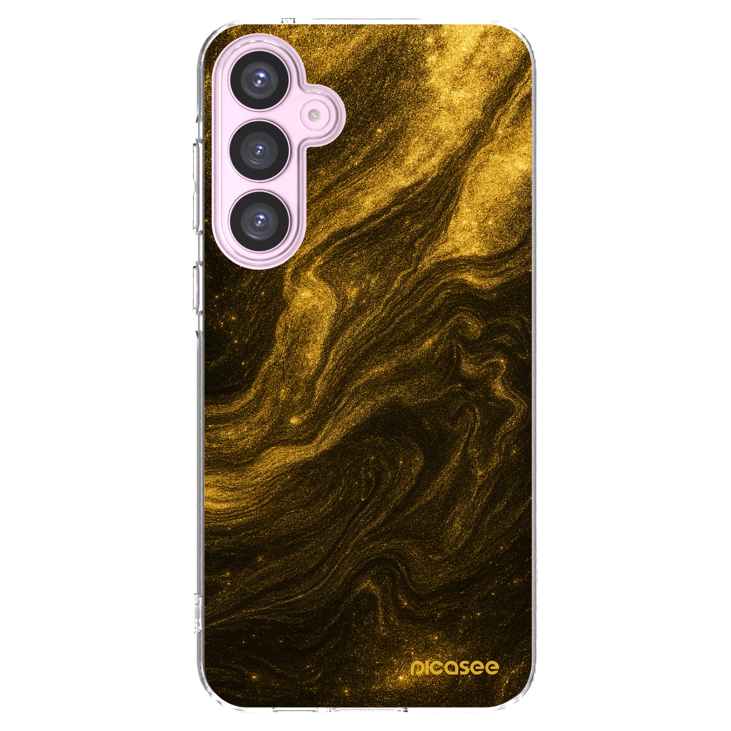 Picasee διαφανής θήκη σιλικόνης Samsung Galaxy A55 5G A556B - Black