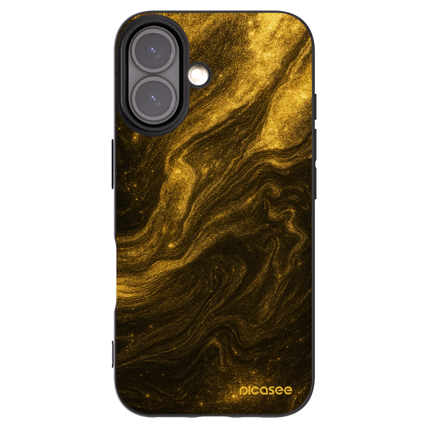 Picasee Μαύρη θήκη σιλικόνης για Apple iPhone 16 - Black