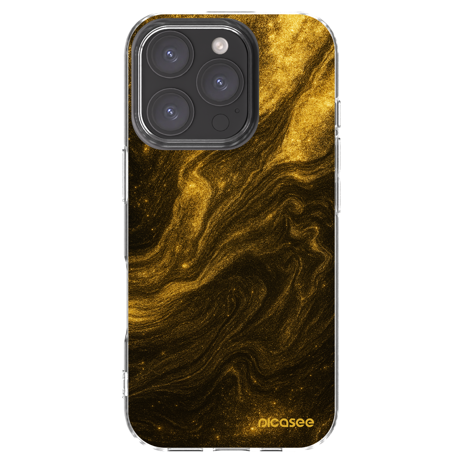 Picasee διαφανής θήκη σιλικόνης Apple iPhone 16 Pro - Black