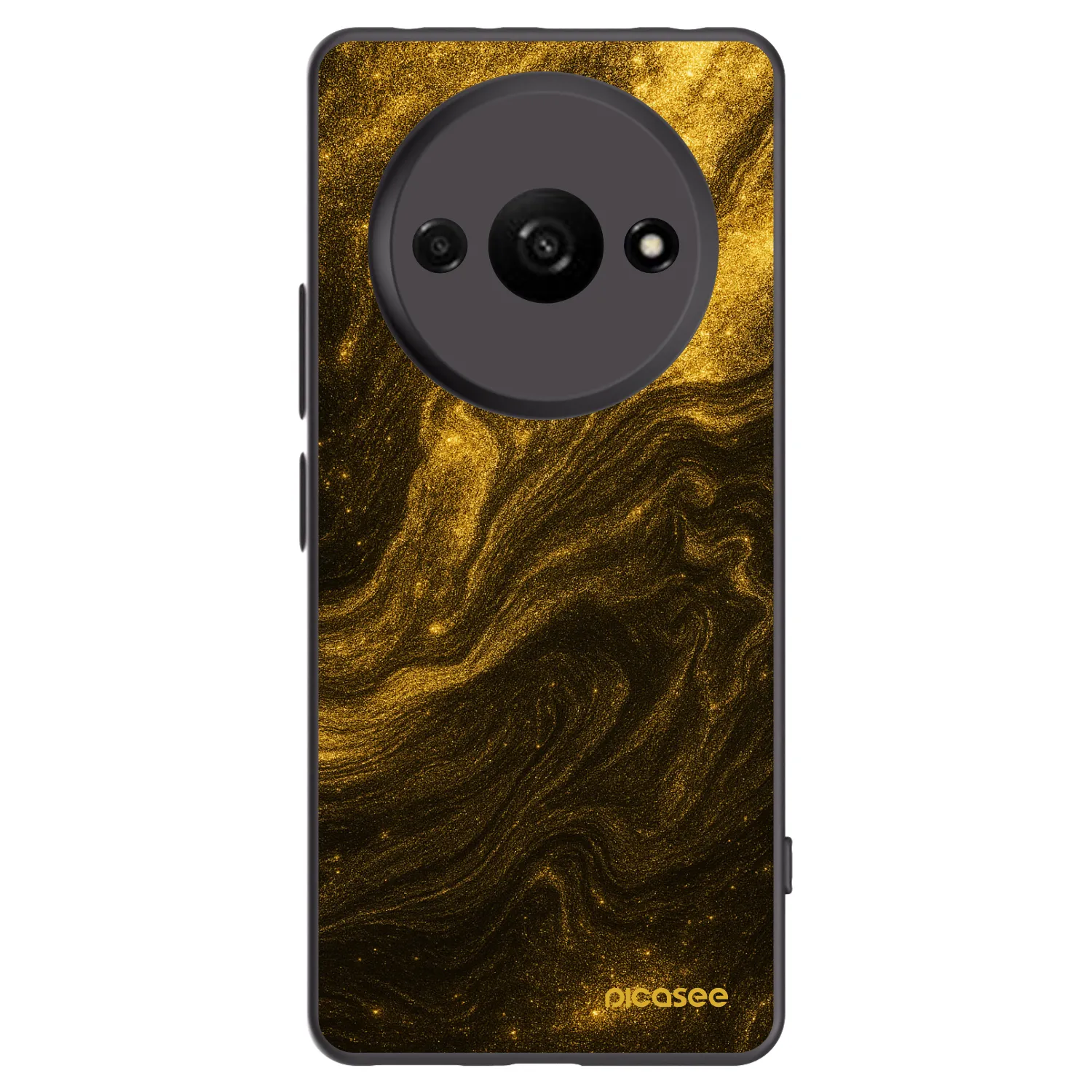 Picasee Μαύρη θήκη σιλικόνης για Xiaomi Redmi A3 - Black