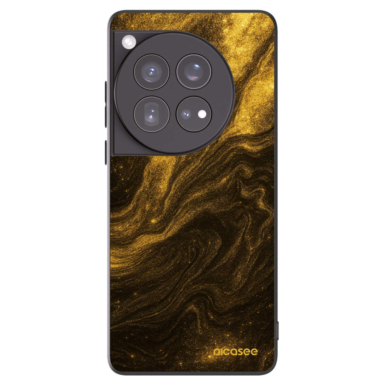 Picasee Μαύρη θήκη σιλικόνης για OnePlus 12 5G - Black