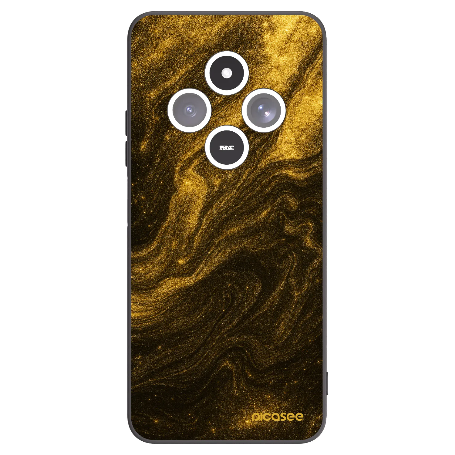 Picasee Μαύρη θήκη σιλικόνης για Xiaomi Redmi 14C - Black