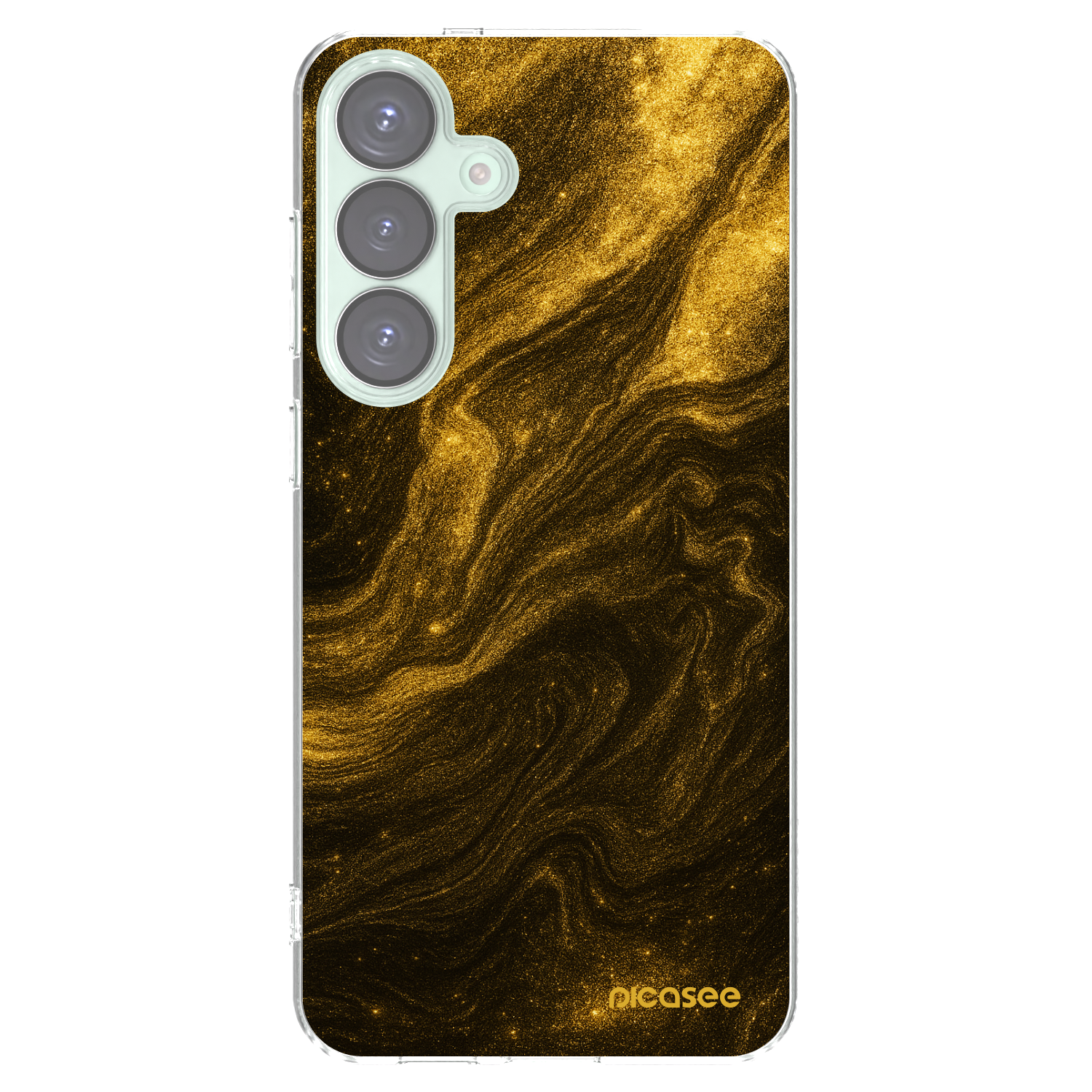 Picasee διαφανής θήκη σιλικόνης Samsung Galaxy S25+ 5G - Black