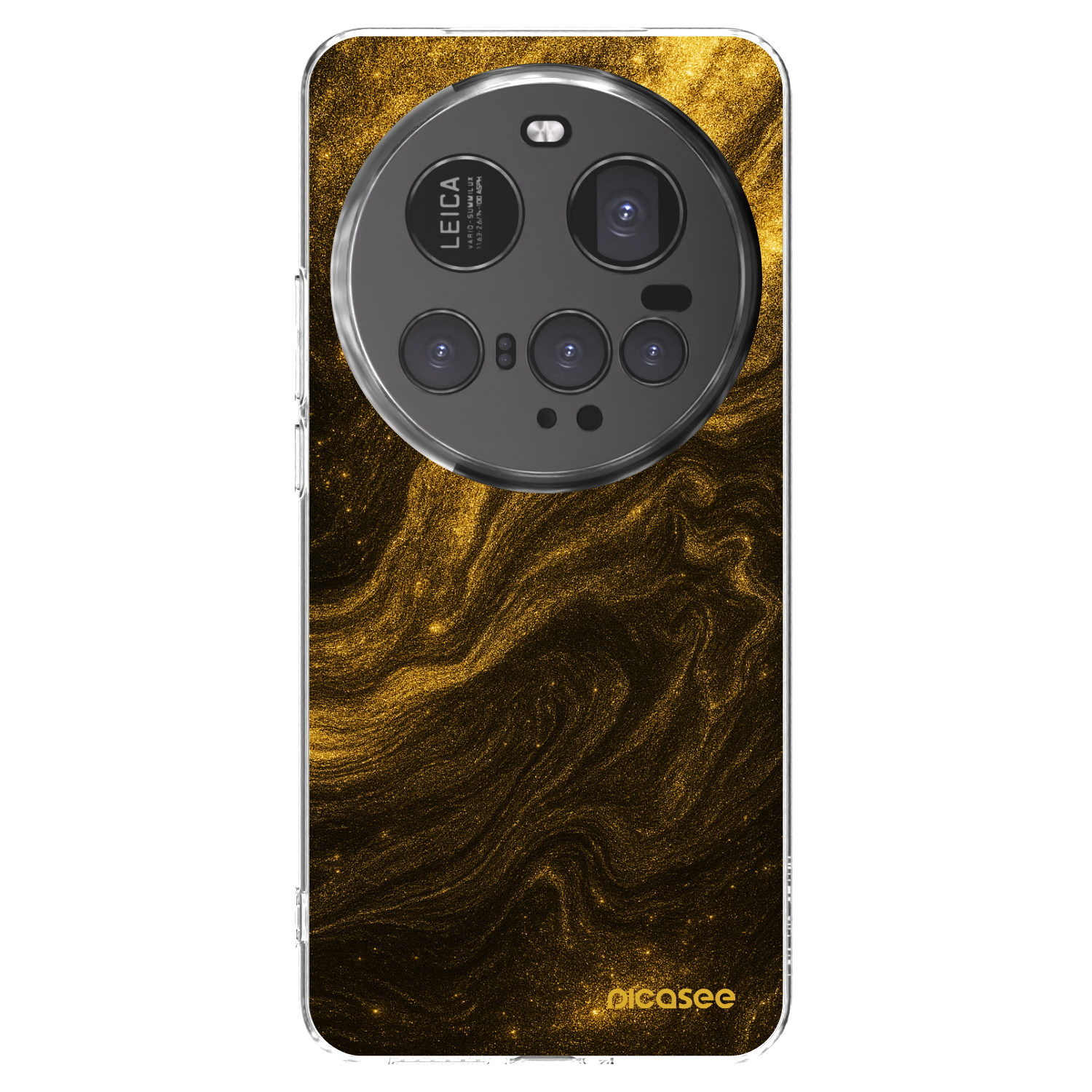 Picasee διαφανής θήκη σιλικόνης Xiaomi 15 Ultra - Black