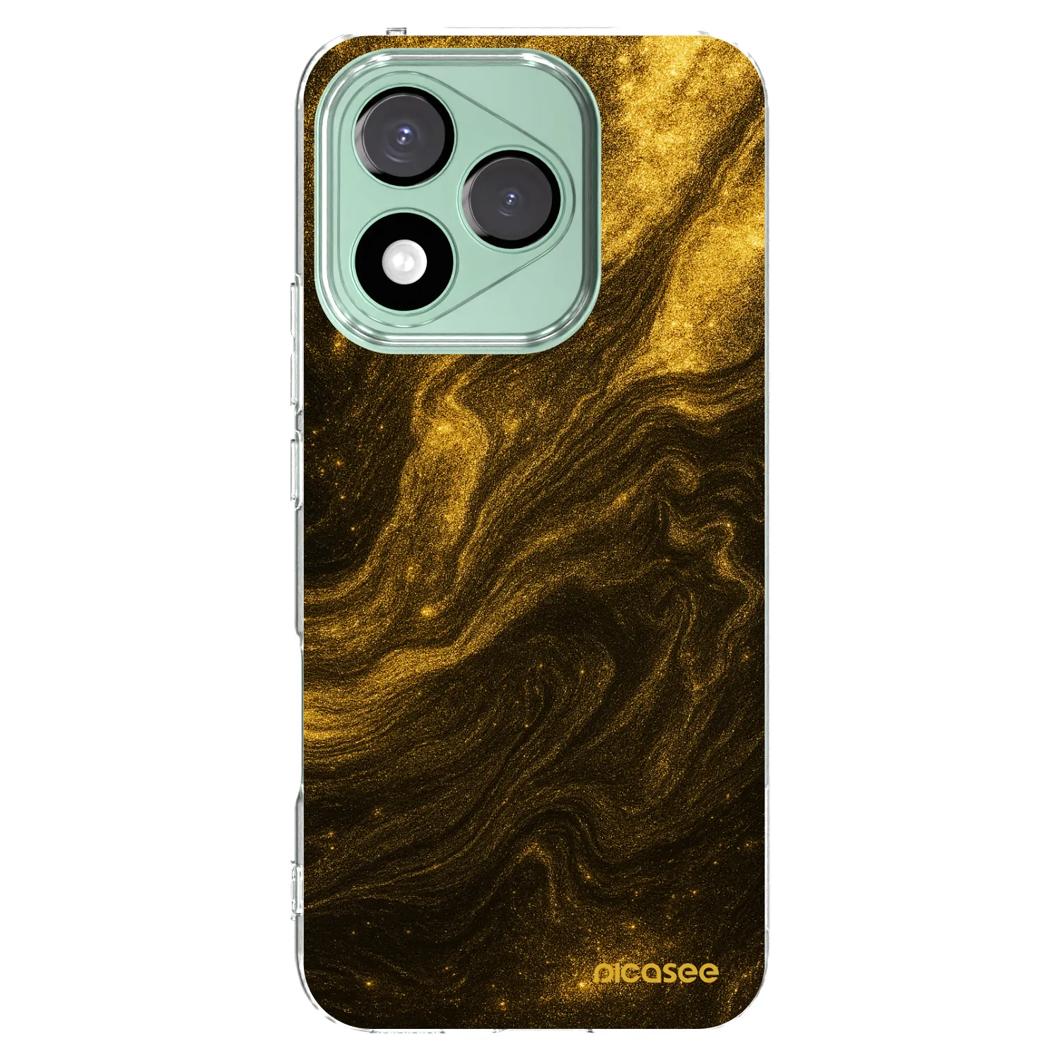Picasee διαφανής θήκη σιλικόνης Honor 400 Lite 5G - Black