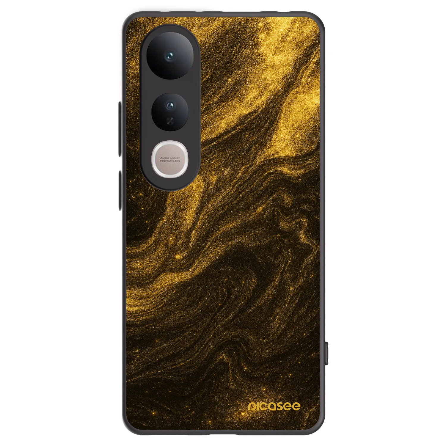 Picasee Μαύρη θήκη σιλικόνης για Vivo V50 Lite 5G - Black