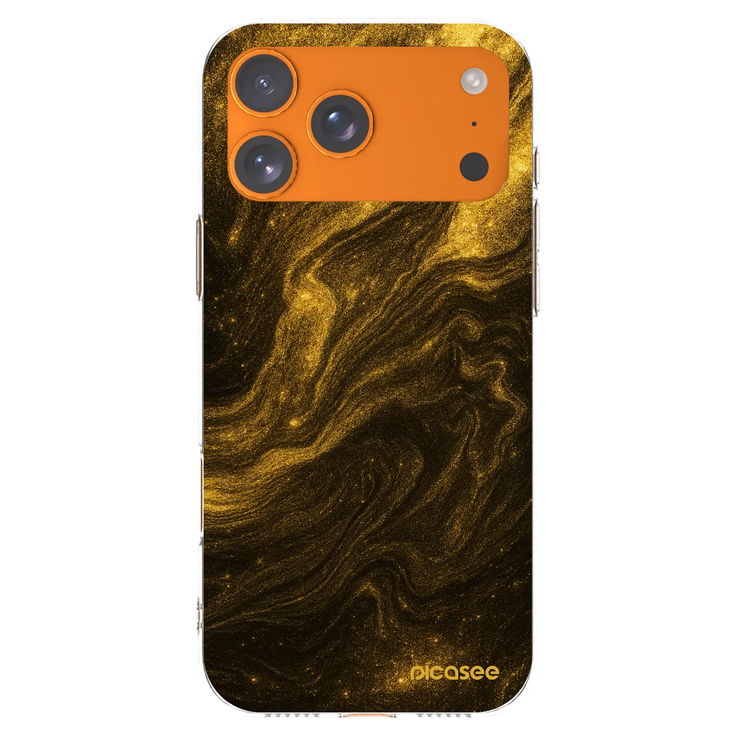Picasee διαφανής θήκη σιλικόνης Apple iPhone 17 Pro Max - Black