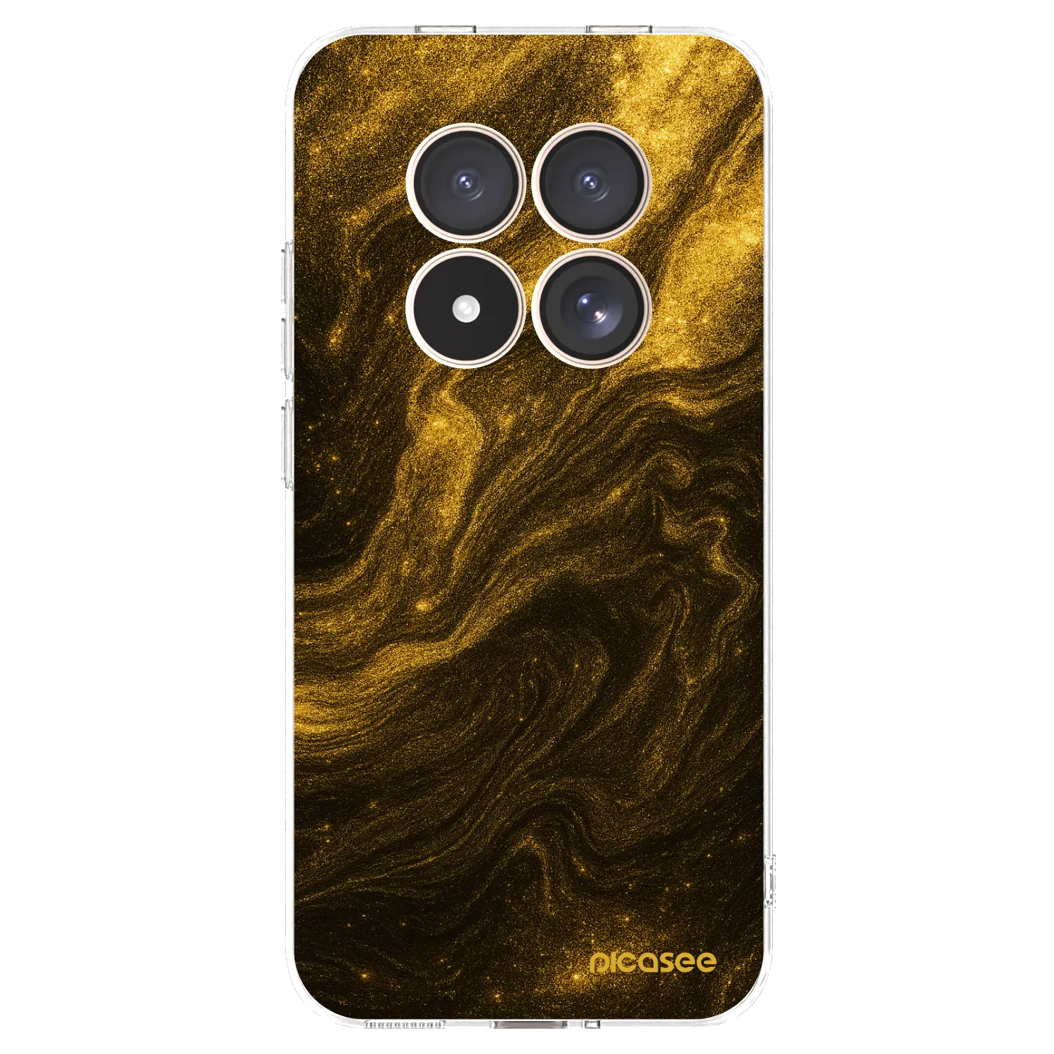 Picasee διαφανής θήκη σιλικόνης Xiaomi Redmi Note 15 Pro 4G - Black