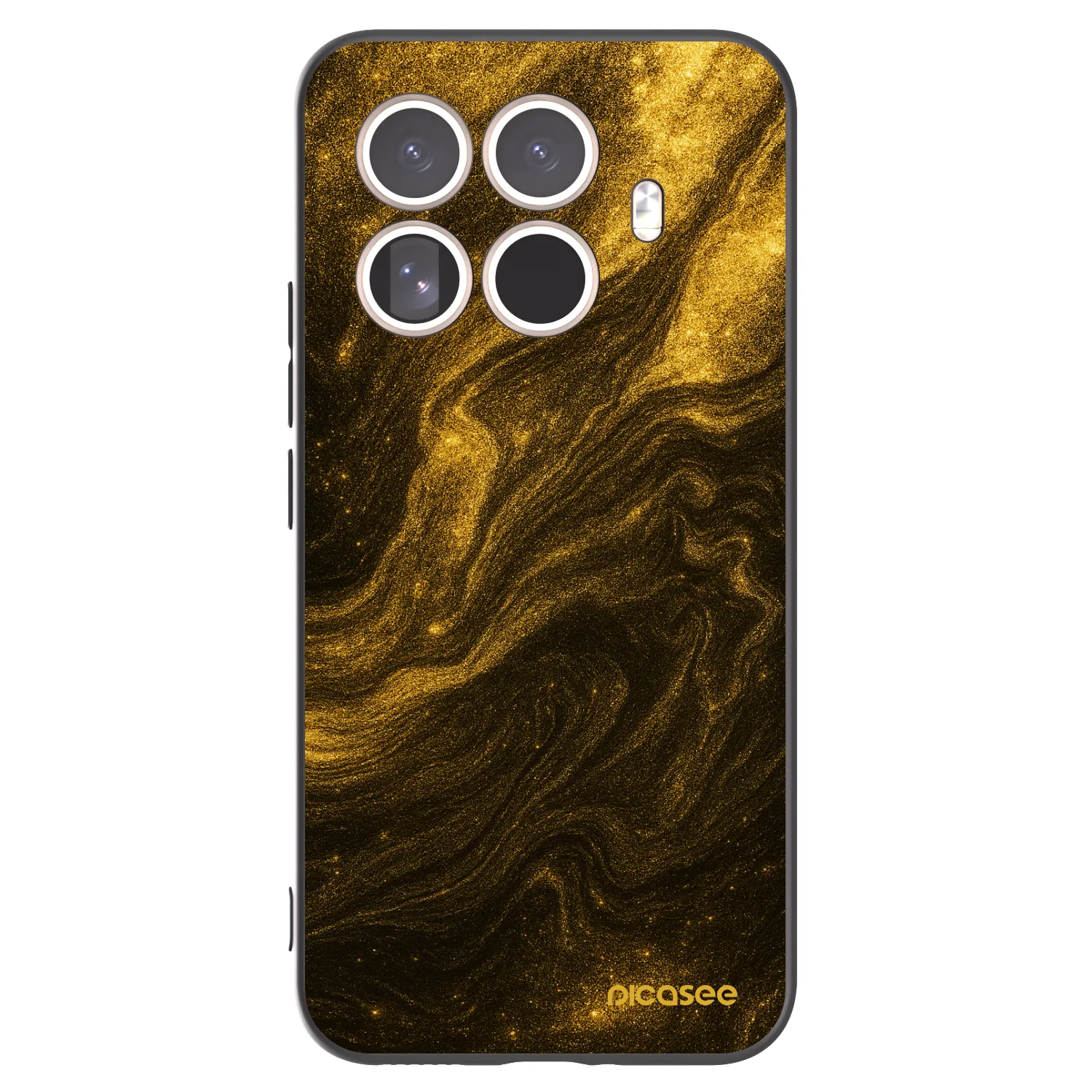 Picasee Μαύρη θήκη σιλικόνης για Xiaomi 15T Pro - Black