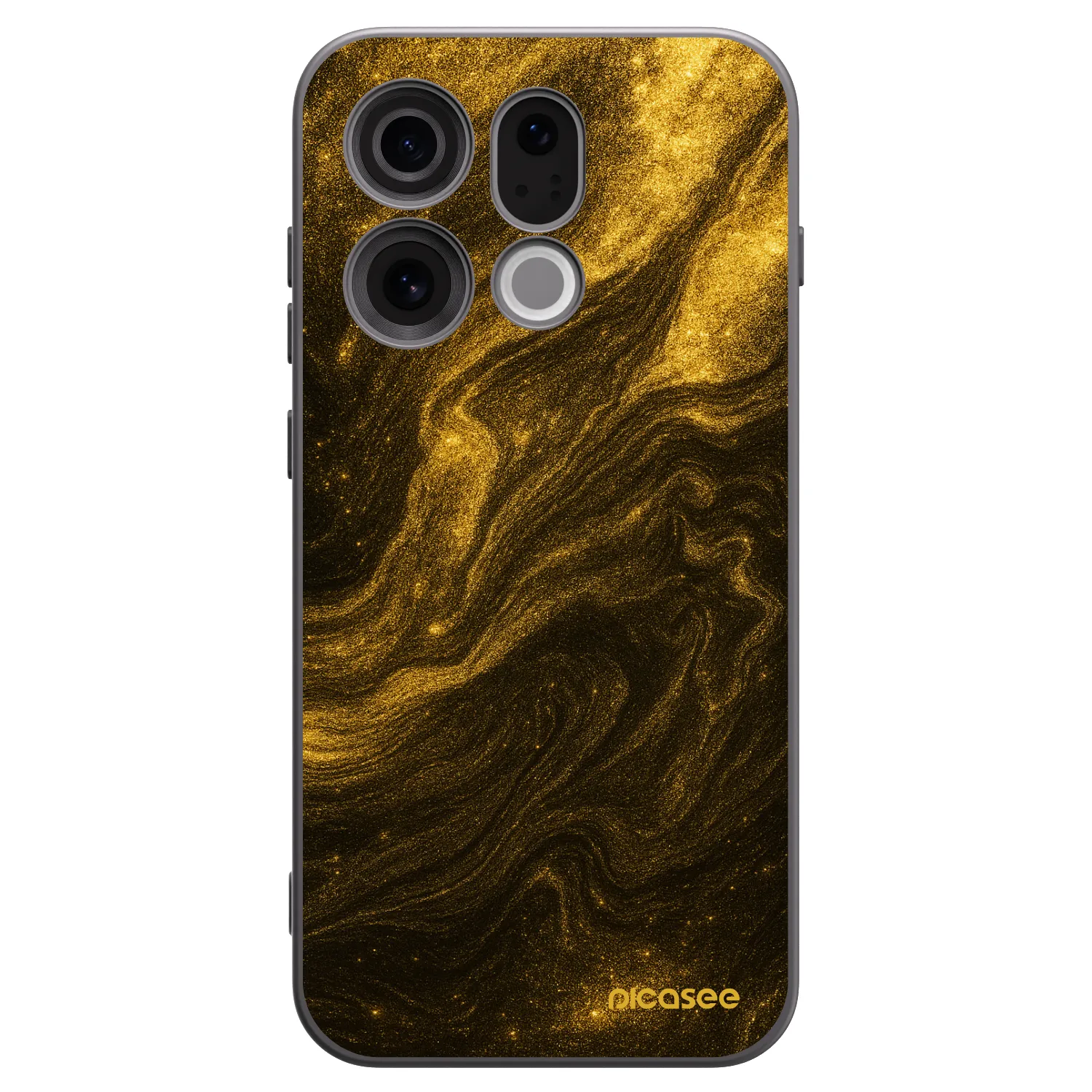 Picasee Μαύρη θήκη σιλικόνης για OPPO Find X9 - Black