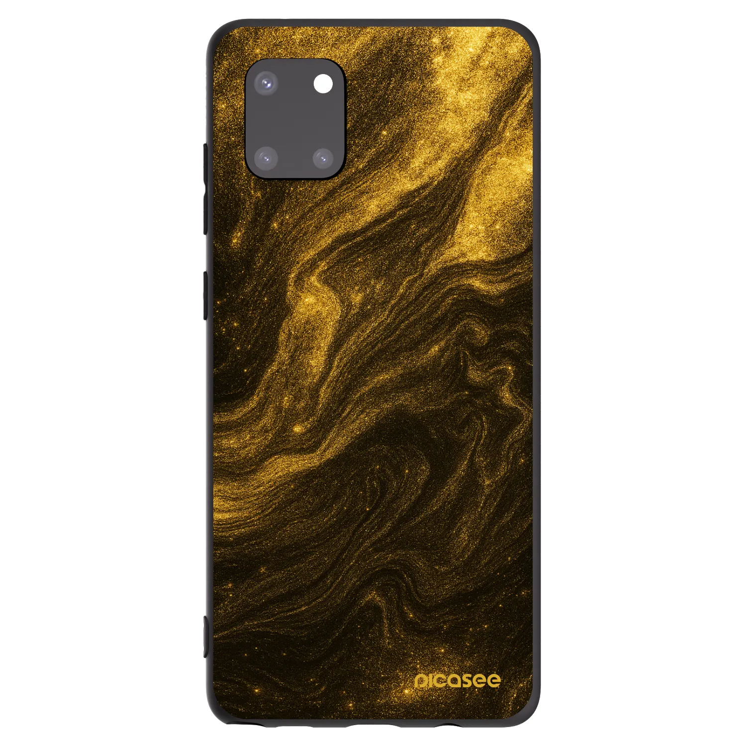 Picasee Μαύρη θήκη σιλικόνης για Samsung Galaxy Note 10 Lite N770F - Black