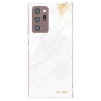 Picasee διαφανής θήκη σιλικόνης Samsung Galaxy Note 20 Ultra - White