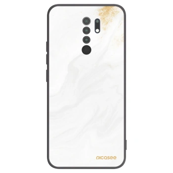 Picasee Μαύρη θήκη σιλικόνης για Xiaomi Redmi 9 - White