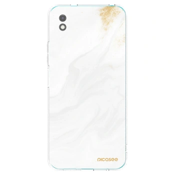 Picasee Μαύρη θήκη σιλικόνης για Xiaomi Redmi 9A - White