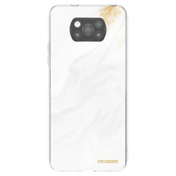 Picasee Μαύρη θήκη σιλικόνης για Xiaomi Poco X3 - White