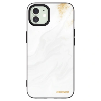 Picasee Μαύρη θήκη σιλικόνης για Apple iPhone 12 Pro - White