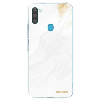 Picasee διαφανής θήκη σιλικόνης Samsung Galaxy M11 - White