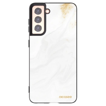Picasee Μαύρη θήκη σιλικόνης για Samsung Galaxy S21 5G G991B - White