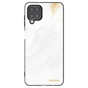Picasee Μαύρη θήκη σιλικόνης για Samsung Galaxy A12 A125F - White