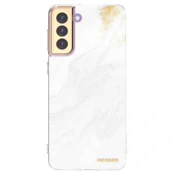 Picasee διαφανής θήκη σιλικόνης Samsung Galaxy S21+ 5G G996F - White