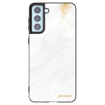 Picasee Μαύρη θήκη σιλικόνης για Samsung Galaxy S21+ 5G G996F - White