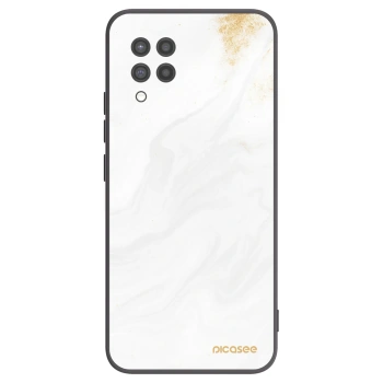 Picasee Μαύρη θήκη σιλικόνης για Samsung Galaxy A42 A426B - White