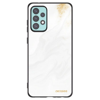 Picasee Μαύρη θήκη σιλικόνης για Samsung Galaxy A72 A725F - White