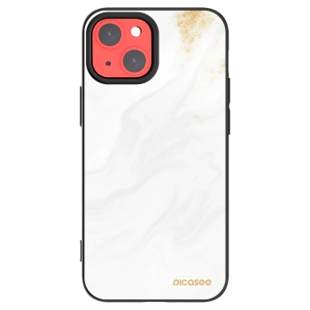 Picasee Μαύρη θήκη σιλικόνης για Apple iPhone 13 mini - White