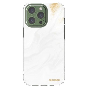 Picasee διαφανής θήκη σιλικόνης Apple iPhone 13 Pro - White