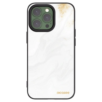 Picasee Μαύρη θήκη σιλικόνης για Apple iPhone 13 Pro - White