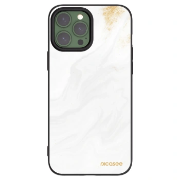 Picasee Μαύρη θήκη σιλικόνης για Apple iPhone 13 Pro Max - White
