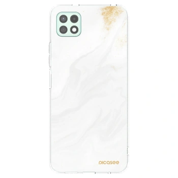 Picasee διαφανής θήκη σιλικόνης Samsung Galaxy A22 A226B 5G - White