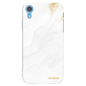 Picasee διαφανής θήκη σιλικόνης Apple iPhone XR - White