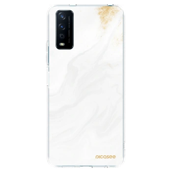 Picasee διαφανής θήκη σιλικόνης Vivo Y11s - White