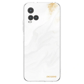 Picasee διαφανής θήκη σιλικόνης Vivo Y33s - White