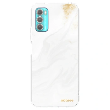 Picasee διαφανής θήκη σιλικόνης Motorola Moto G60 - White
