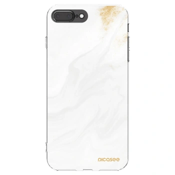 Picasee διαφανής θήκη σιλικόνης Apple iPhone 7 Plus - White