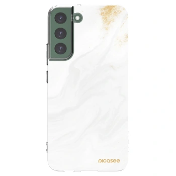 Picasee διαφανής θήκη σιλικόνης Samsung Galaxy S22+ 5G - White