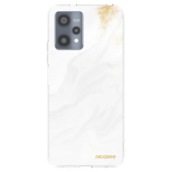 Picasee διαφανής θήκη σιλικόνης Realme 9 Pro 5G - White